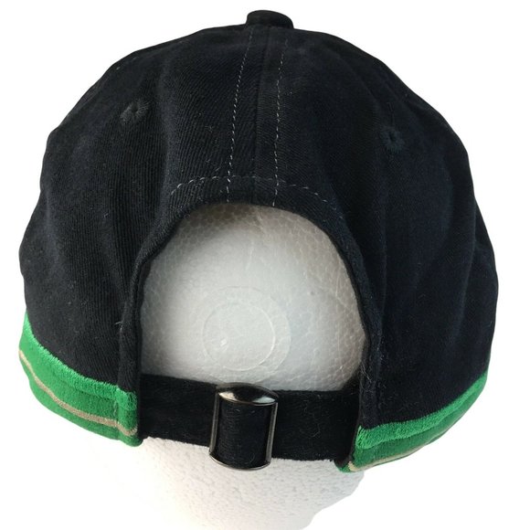 John Deere Baseball Cap Clay Francis Black Embroidered Patch Adjustable Hat u - Picture 5 of 9